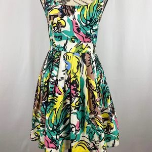 Anthropologie | Corey Lynn Calter | neon dress | 2